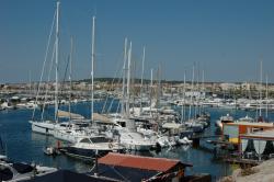 Alghero: This marine is just outside the walls of the medieval city